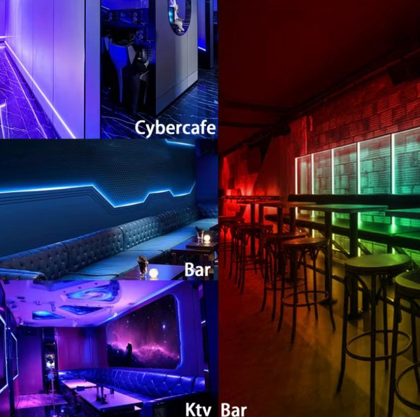 LED lights, 91.44cm-30.48 meter smart APP Control Music Sync Color Changing Strip Light