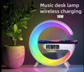 Wireless speaker with Sunrise Alarm, RGB Rhythm Light, Fast charging