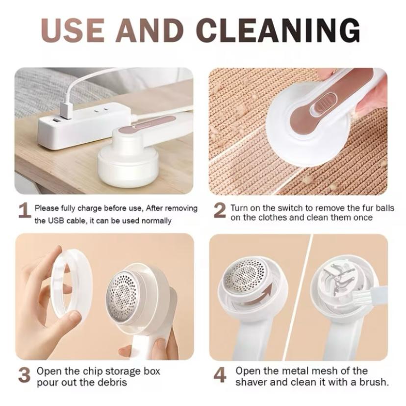 Rechargeable Electric Lint Remover .